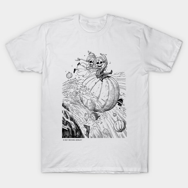 Pumpkinfalls T-Shirt by drawmanley